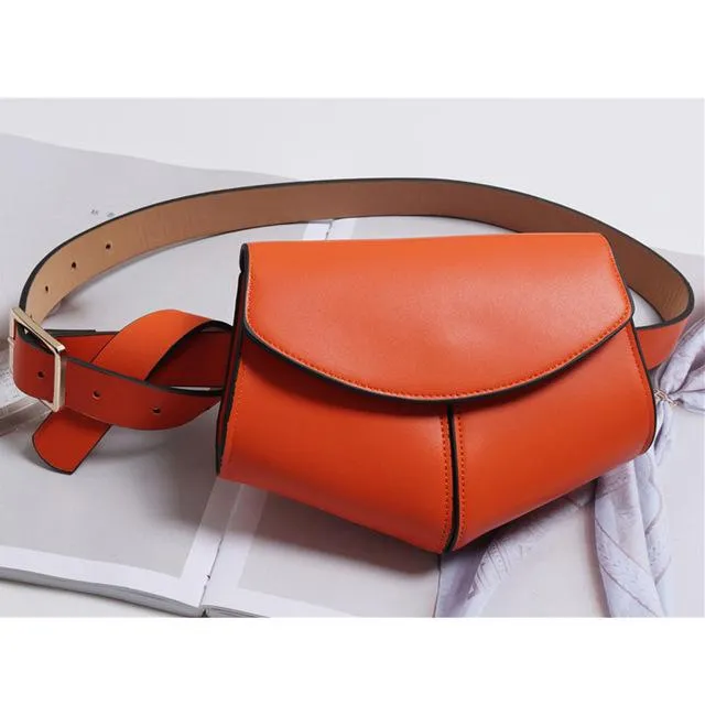 2019 New Fanny Pack Women Waist Belt Bag serpentine Vintage Waist Bags Girl Fashion Bum Pouch Phone Leather Chest Packss LW0808