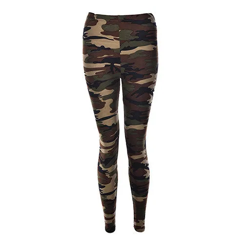 3 Color Sexy able Women Camouflage Army Green Stretch Leggings Pants Trouser Graffiti Slim For Women Gifts  SM6