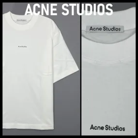 Acne Studios  |Street Style Short Sleeves Logo Designers T-Shirts