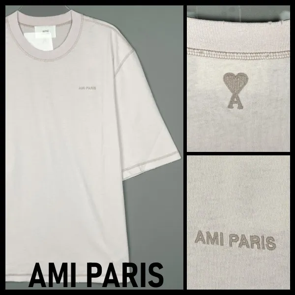 AMI PARIS  |Street Style Logo Designers T-Shirts