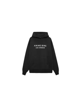 ANINE BING TRÖJA ALTO HOODIE BLACK