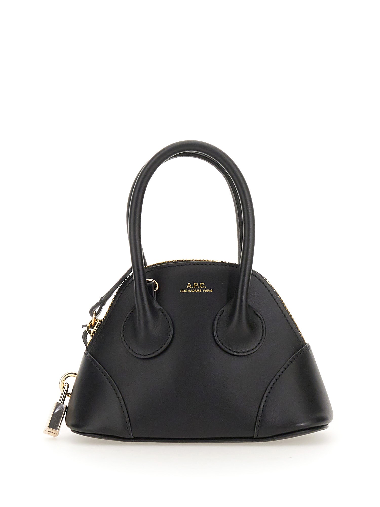 A.P.C.    SAC EMMA MINI LEATHER BAG