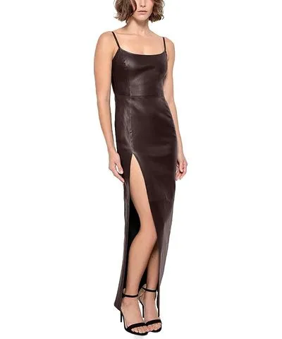 As By Df Aphrodite Stretch Leather Dress