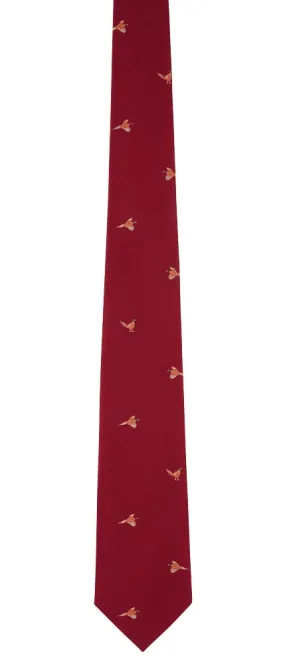 Ashford Silk Tie                             Chilli Pheasant