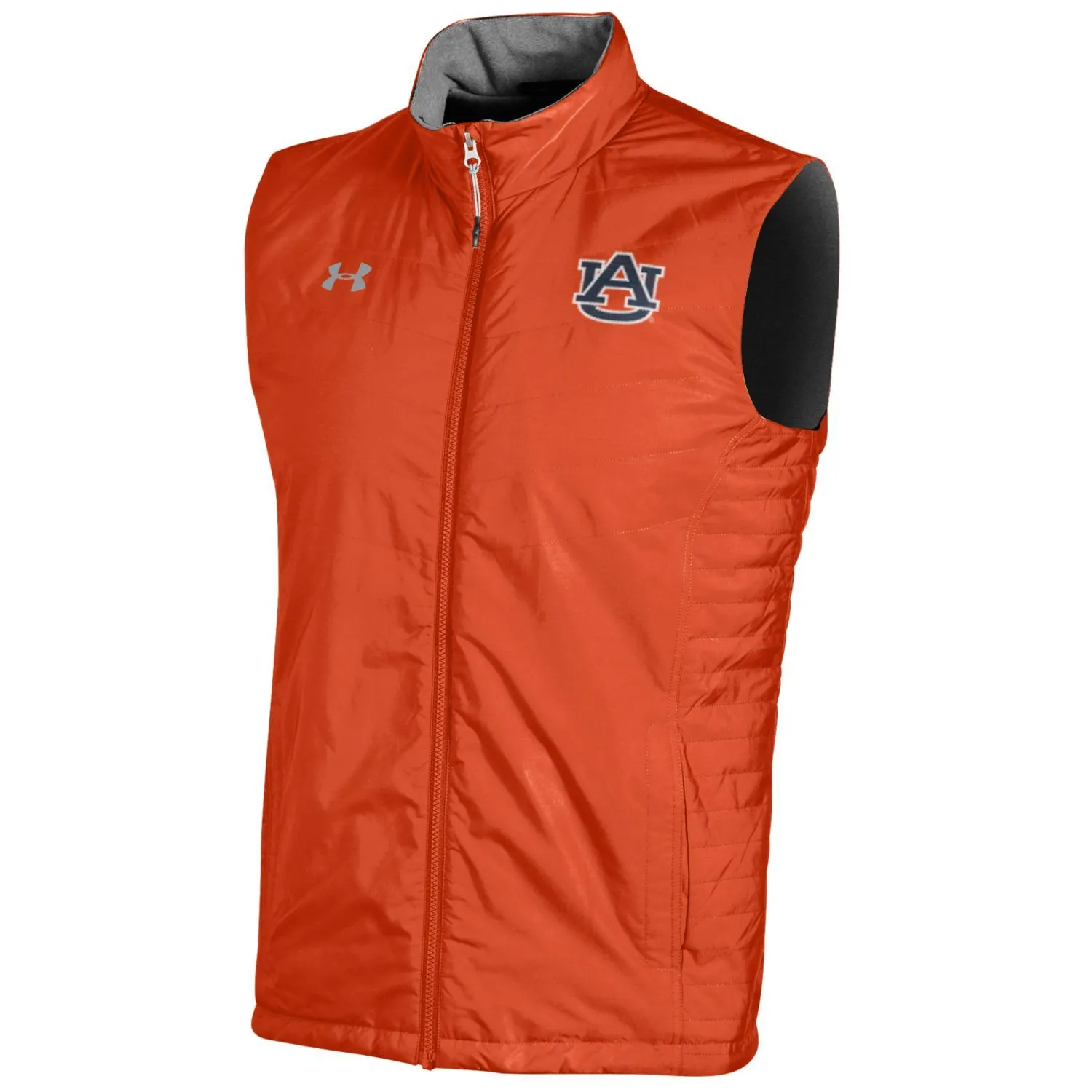 Auburn Tigers Under Armour Orange Microfleece ColdGear Storm1 Full-Zip Vest