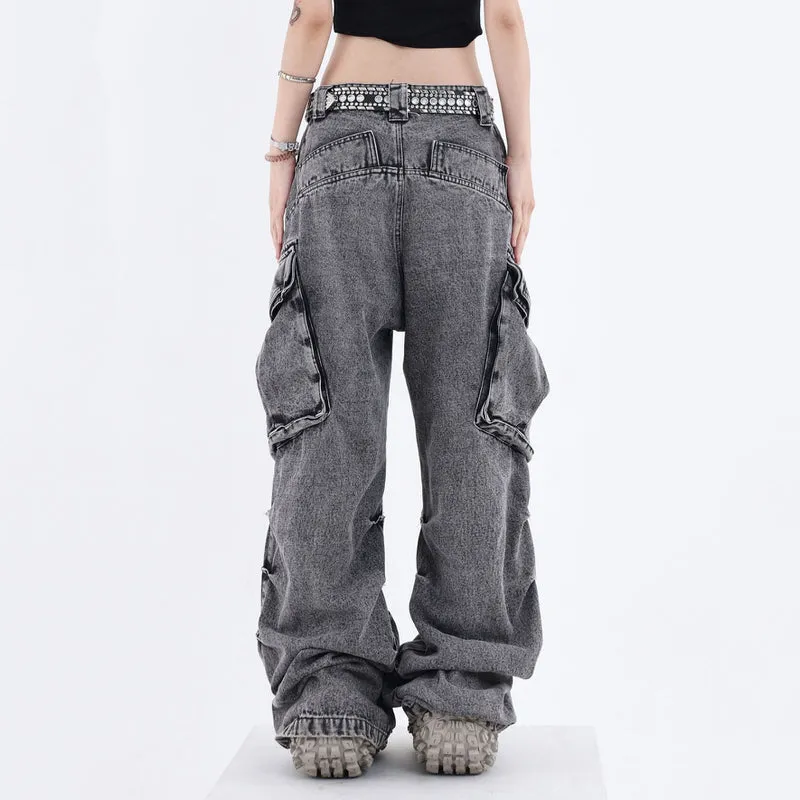 Big Ideas Wide Leg Cargo Jeans