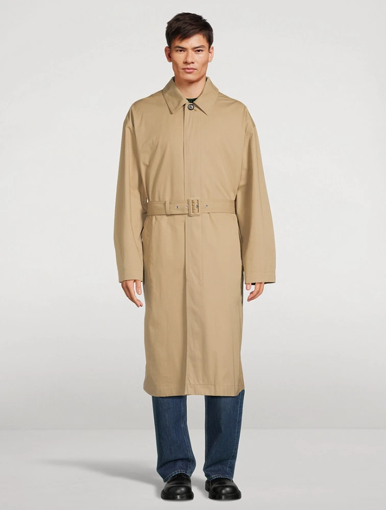 BOTTEGA VENETA Cotton Twill Trench Coat