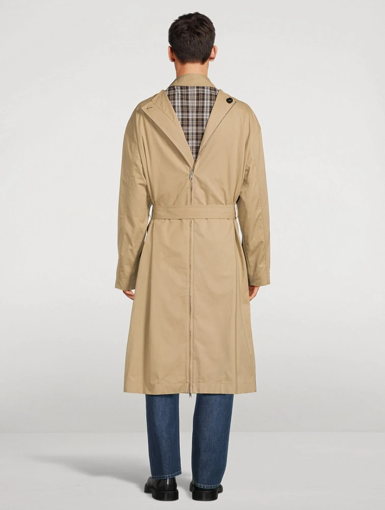 BOTTEGA VENETA Cotton Twill Trench Coat