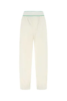 Bottega Veneta White Nylon Pant