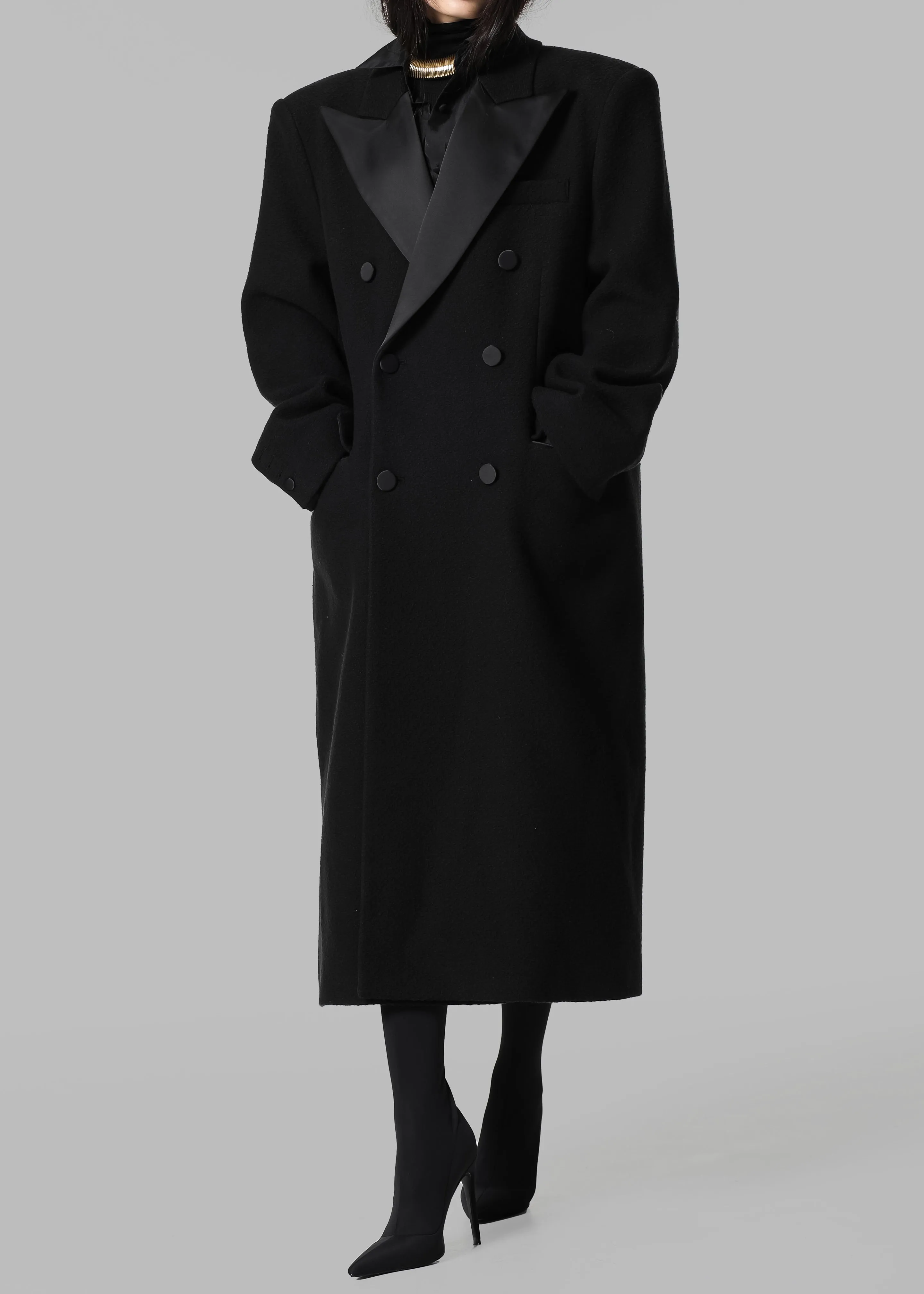 Bryce Oversized Coat - Black