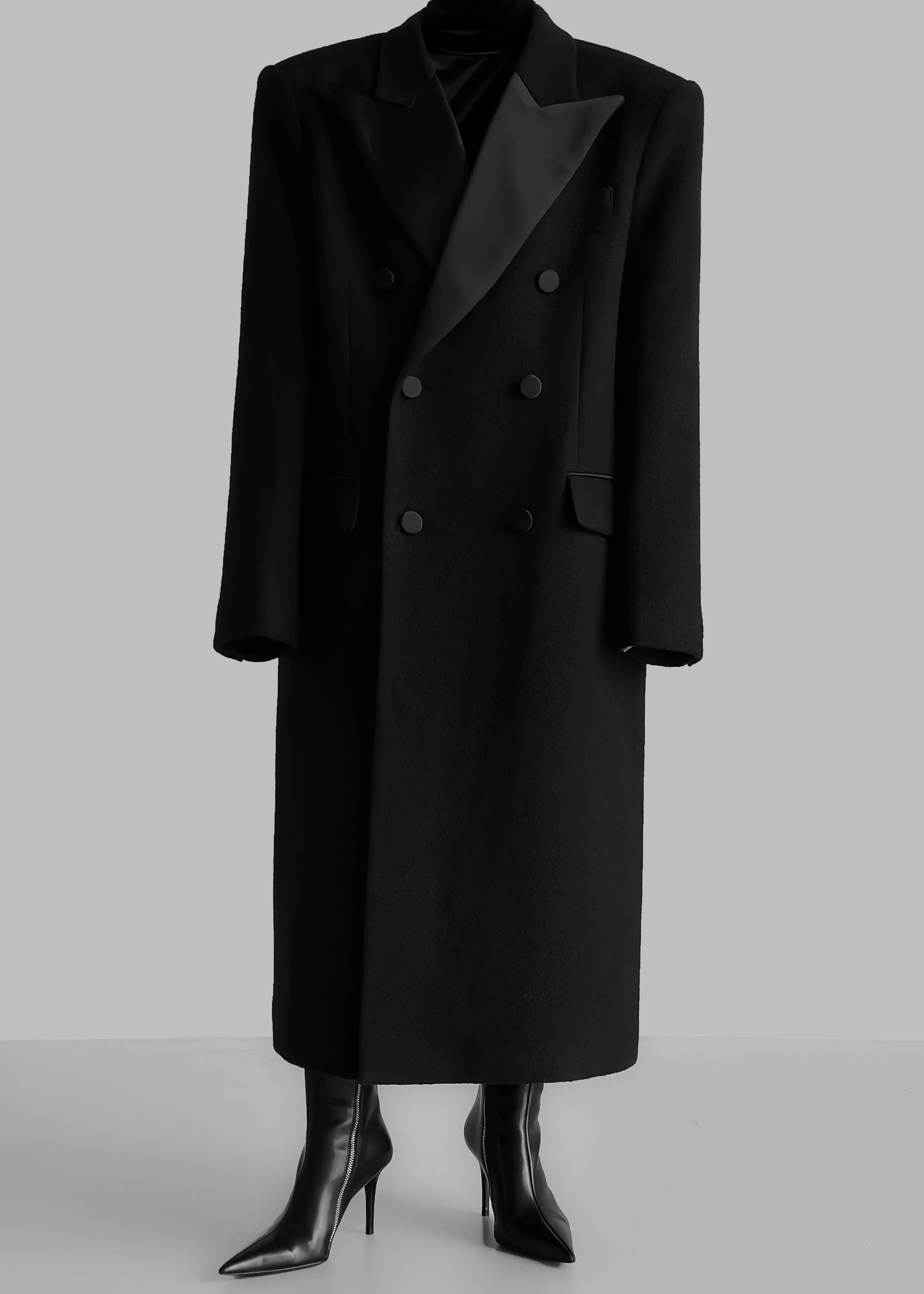 Bryce Oversized Coat - Black