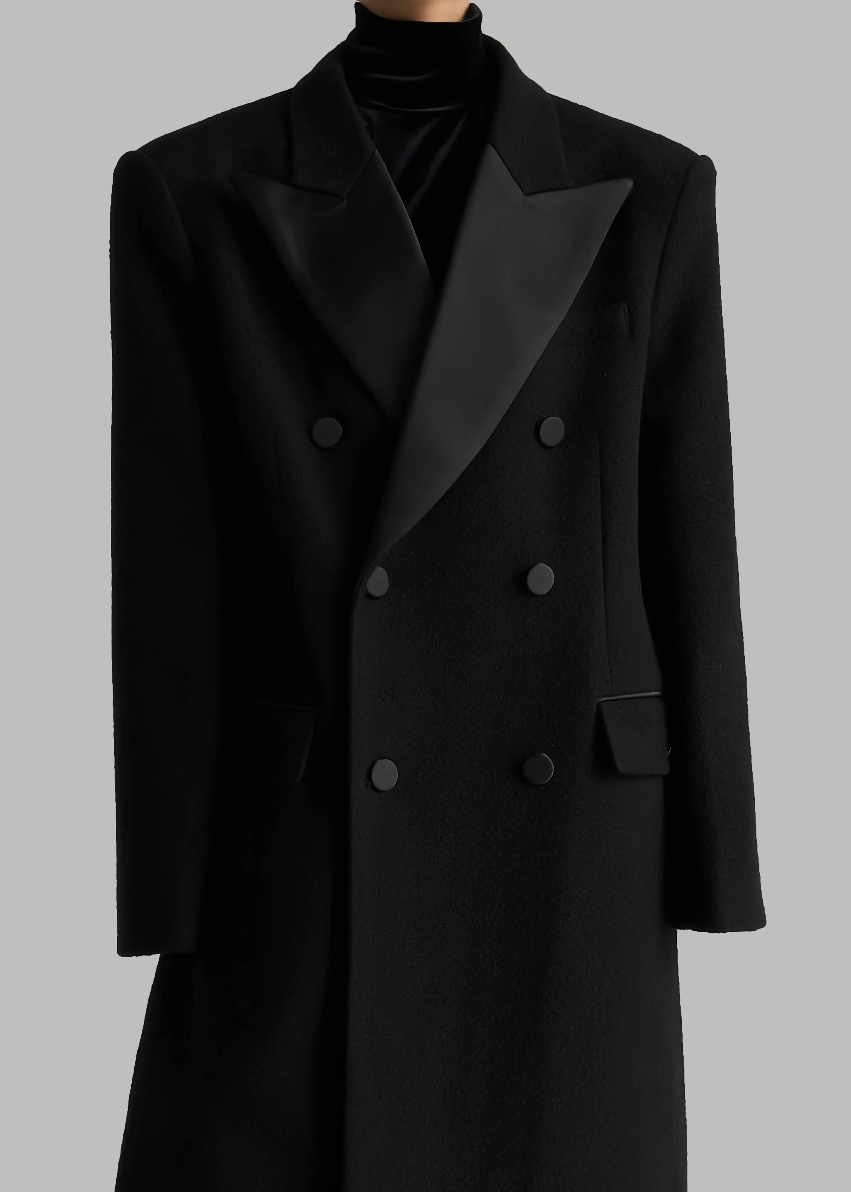 Bryce Oversized Coat - Black