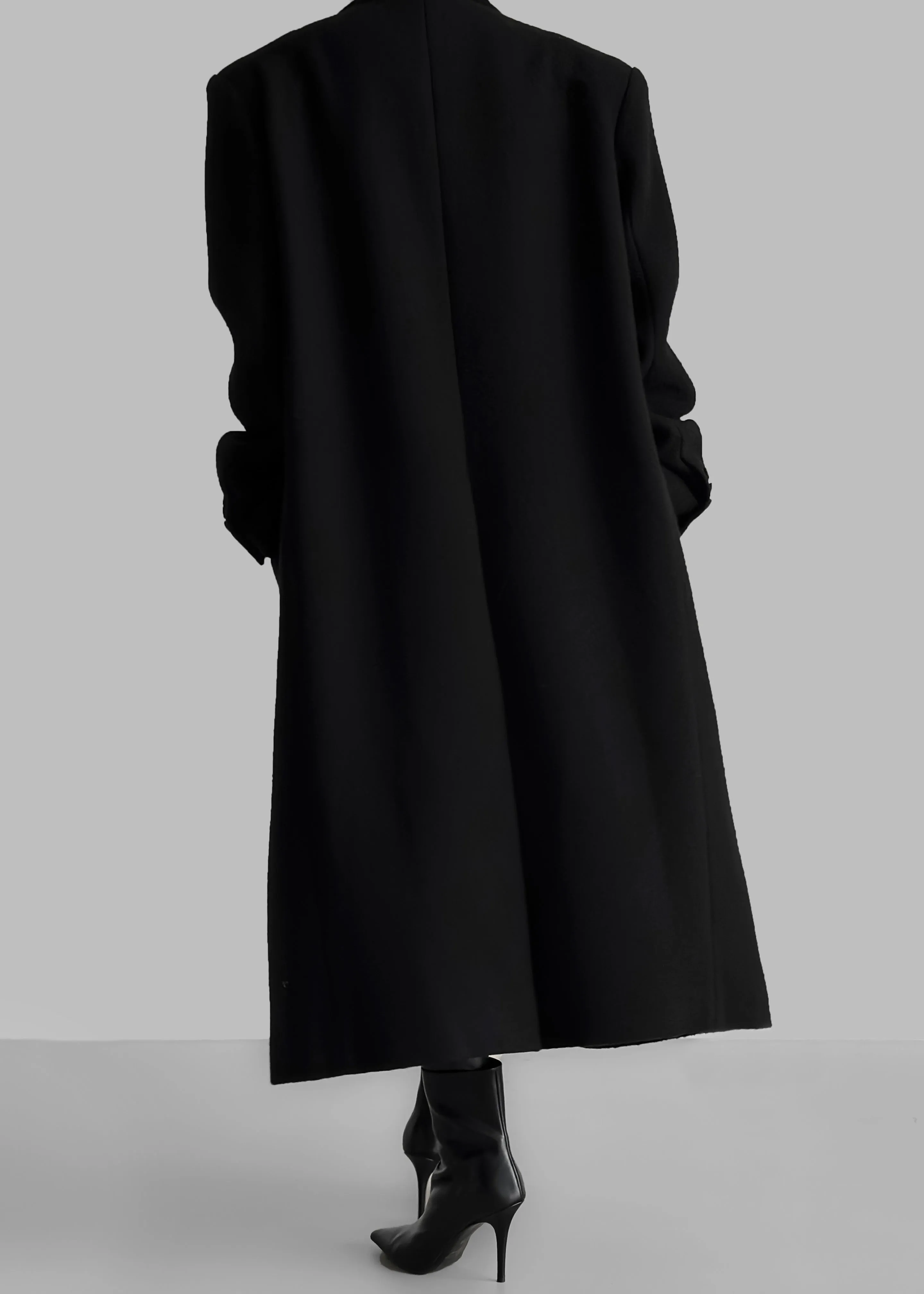 Bryce Oversized Coat - Black