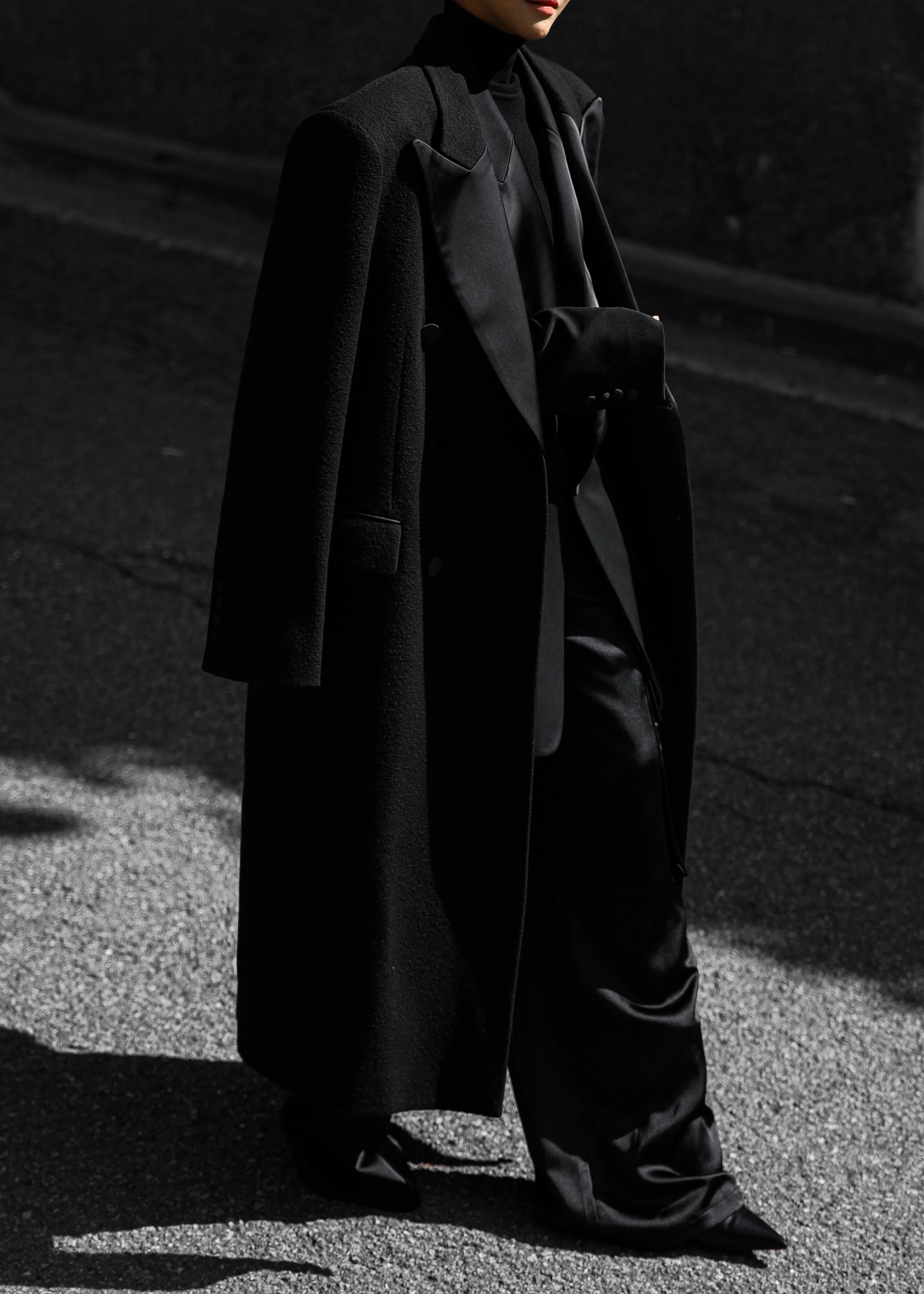 Bryce Oversized Coat - Black