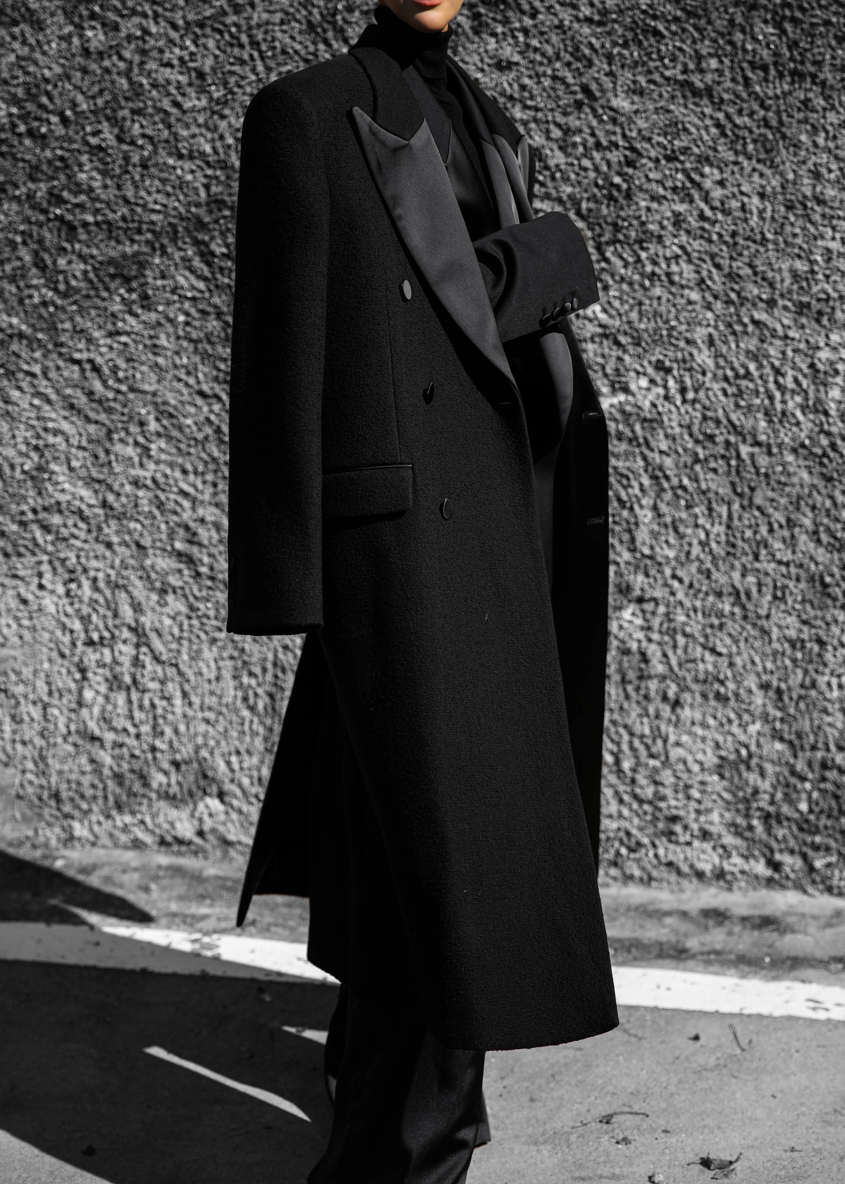 Bryce Oversized Coat - Black