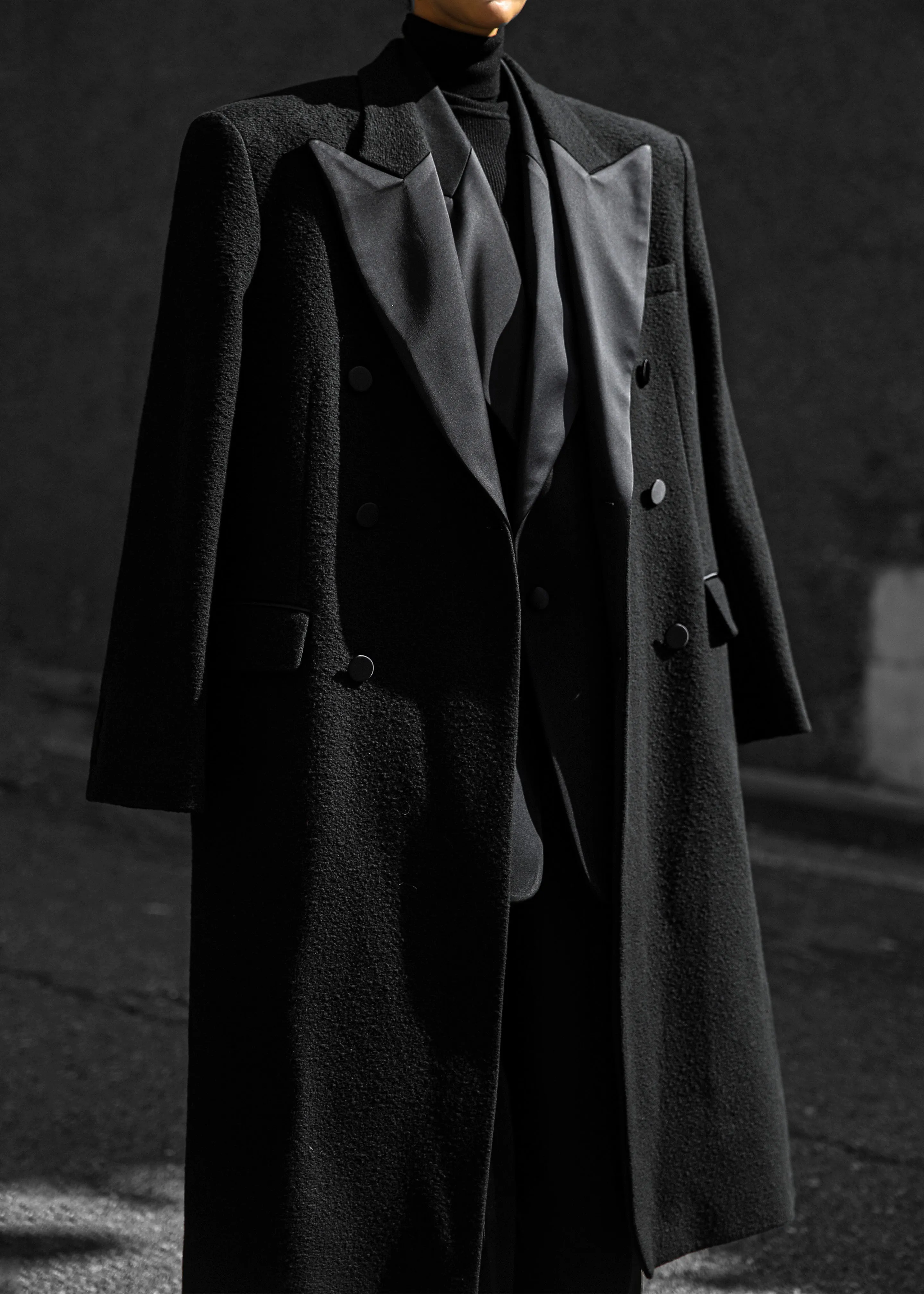 Bryce Oversized Coat - Black