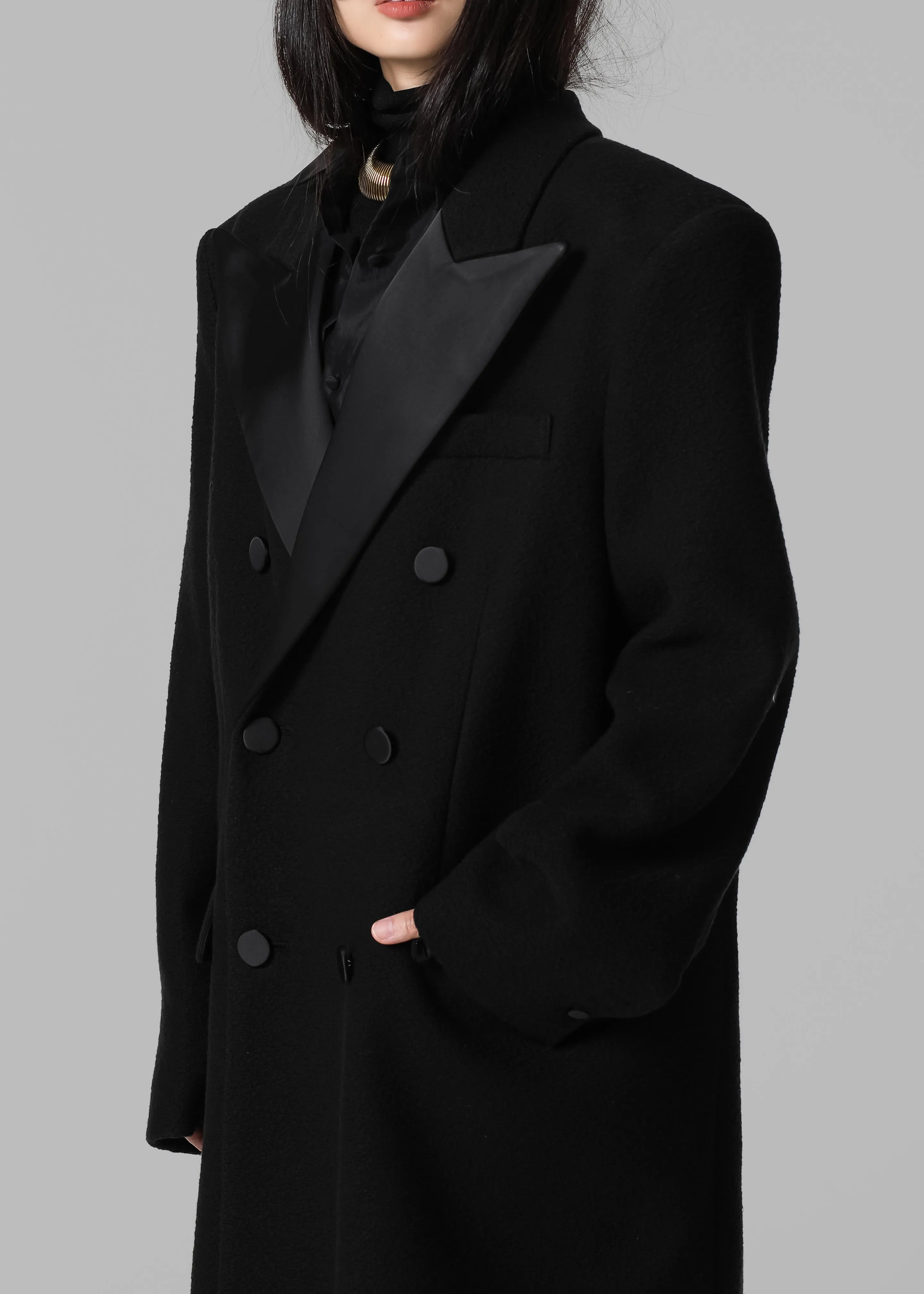 Bryce Oversized Coat - Black