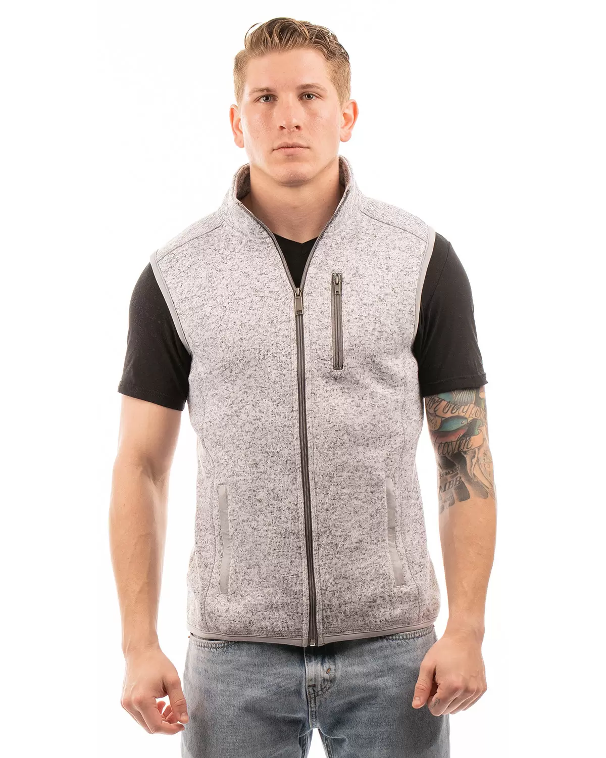 Burnside Clothing 3910 Sweater Knit Vest SKU: 3910