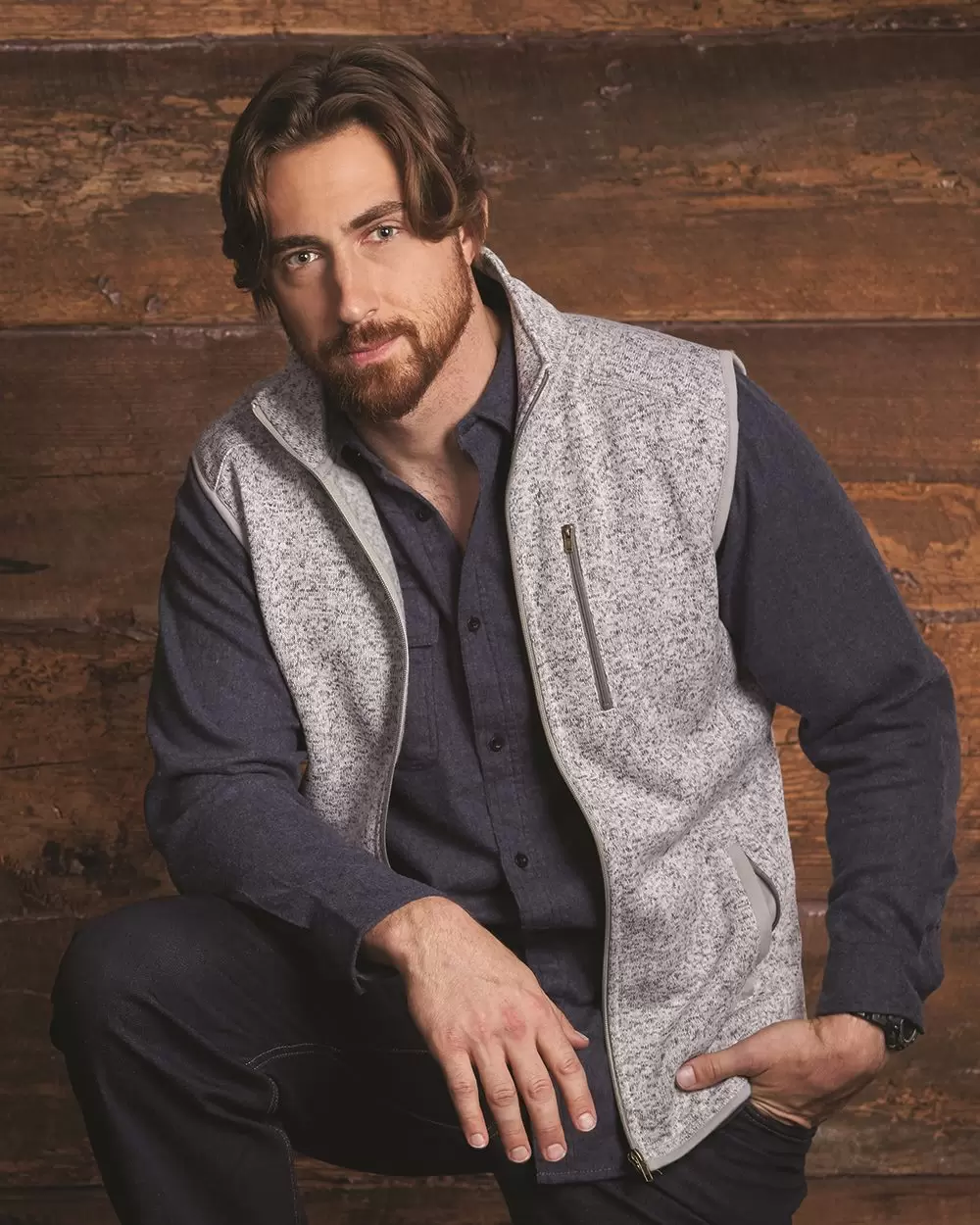 Burnside Clothing 3910 Sweater Knit Vest SKU: 3910