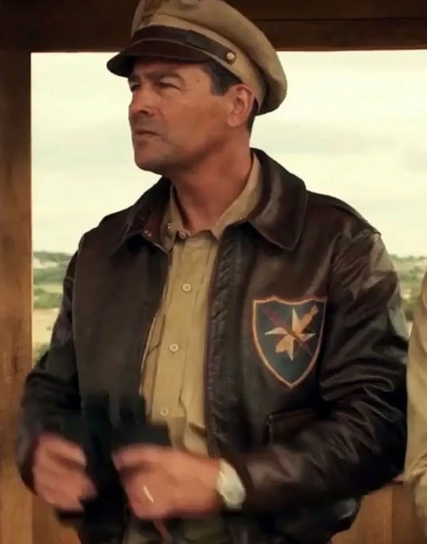 Catch 22 Col. Cathcart Brown Bomber Jacket | Kyle Chandler Flight Jacket