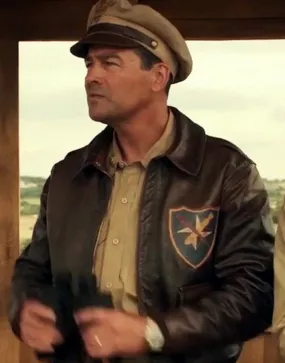 Catch 22 Col. Cathcart Brown Bomber Jacket | Kyle Chandler Flight Jacket