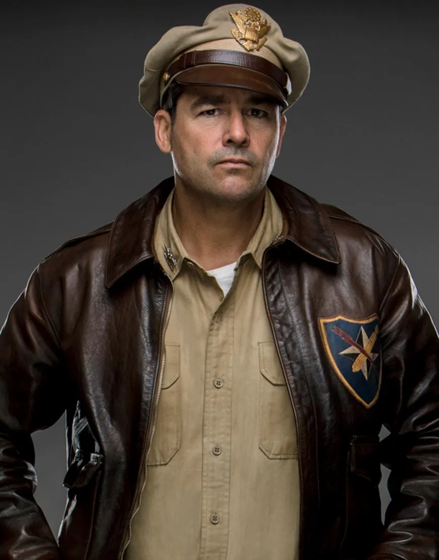 Catch 22 Col. Cathcart Brown Bomber Jacket | Kyle Chandler Flight Jacket