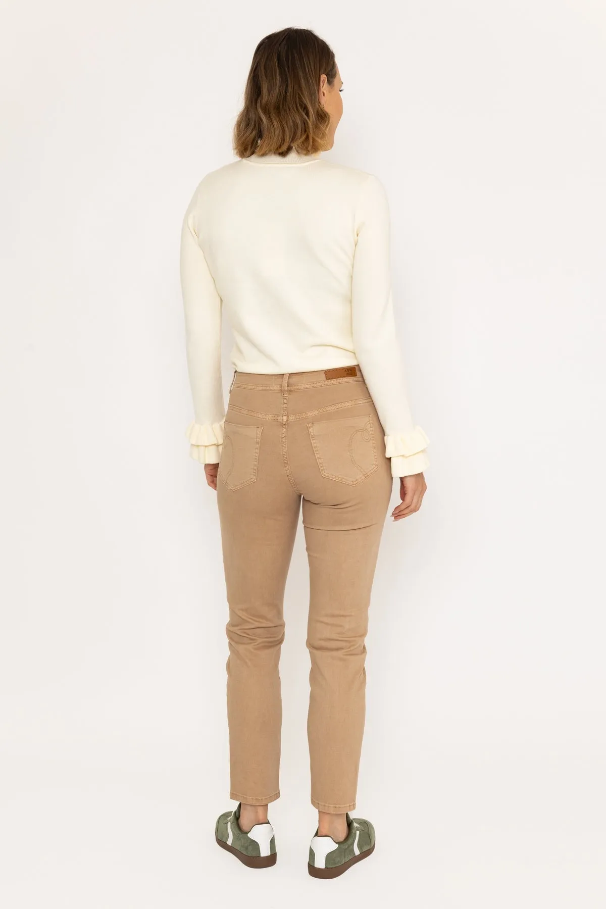 Celine Casual Pant in Camel