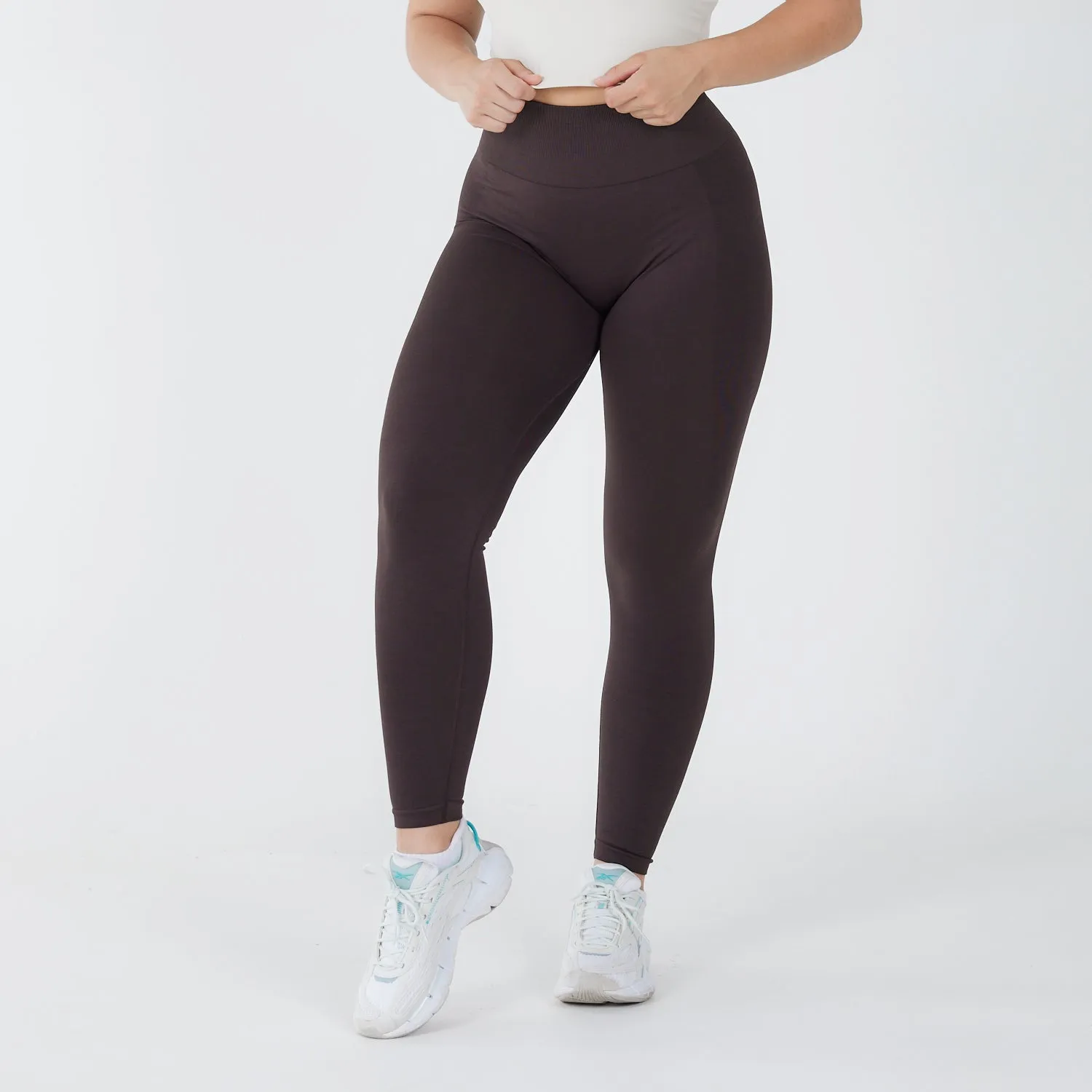 Classic Seamless Legging in Espresso - FINAL SALE