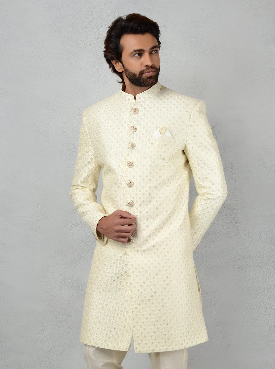 Cream Indowestern | TULA