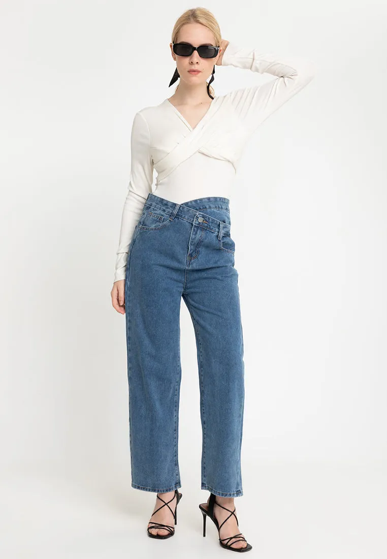 Dacey Assymetrical Denim Jeans