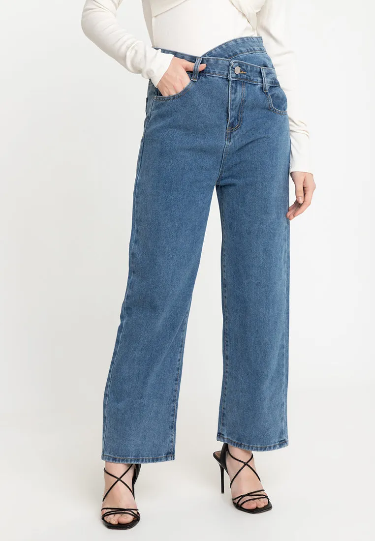 Dacey Assymetrical Denim Jeans