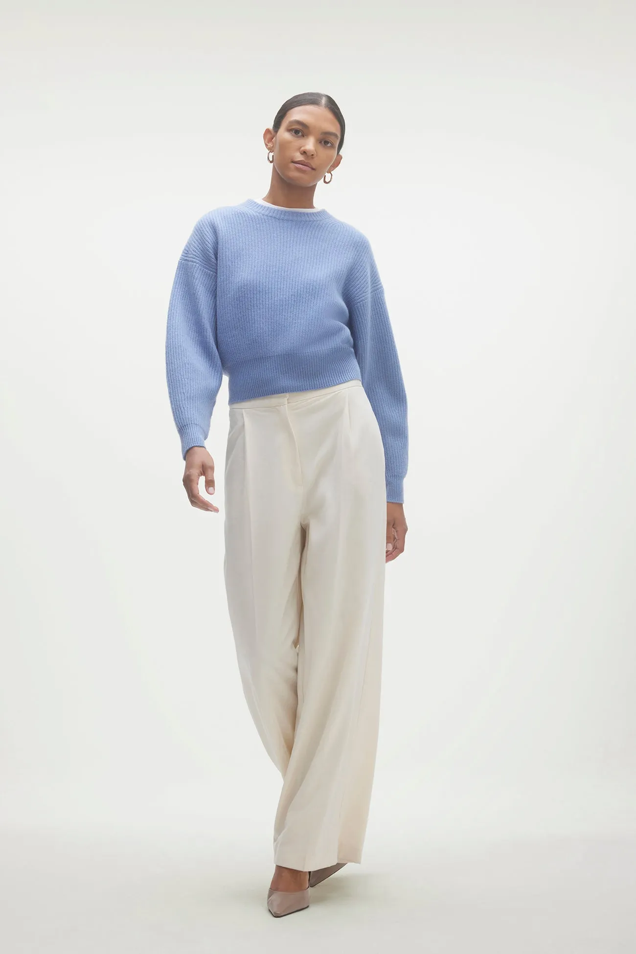 DONELLA FISHERMAN CASHMERE SWEATER