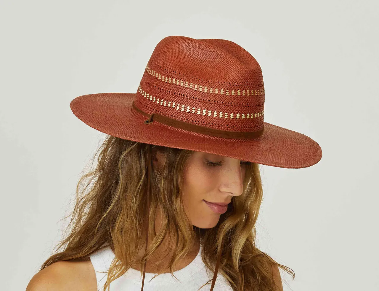 Freya Gazania Hat, Brick