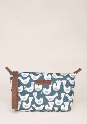 Geo Birds Small Wash Bag