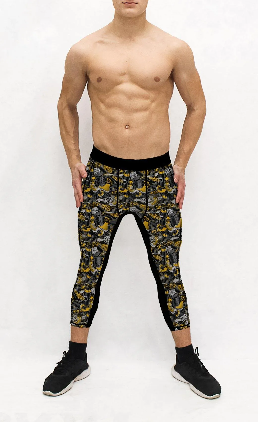 Graffiti Men's Pocket Tights