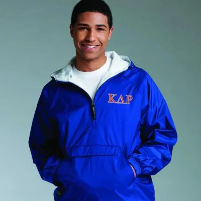 Greek Pullover Jacket, 2-Color Greek Letters - Charles River 9905 - EMB