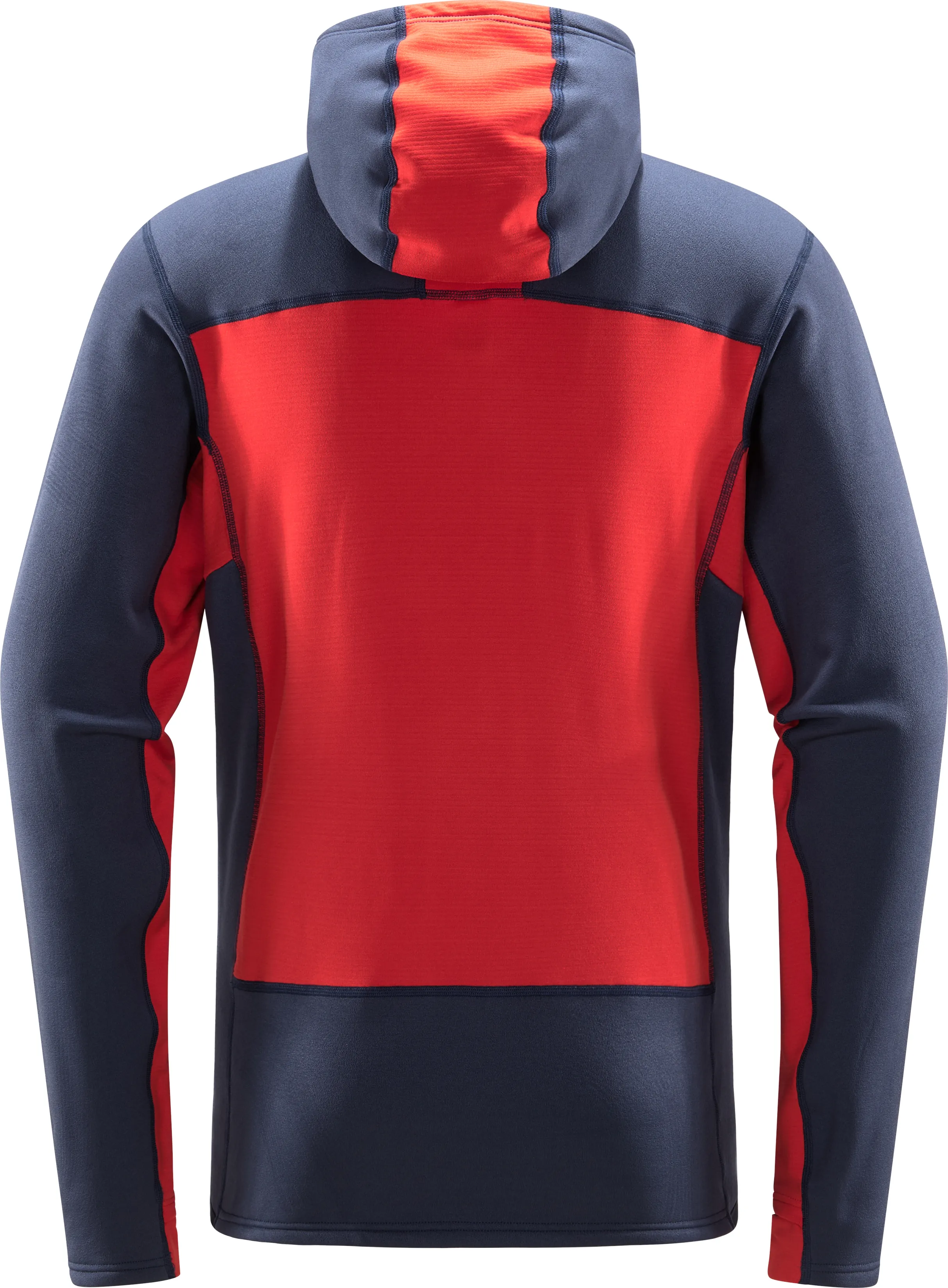 Haglöfs Roc Nordic Mid Hood Men Tarn Blue/Zenith Red | Buy Haglöfs Roc Nordic Mid Hood Men Tarn Blue/Zenith Red here | Outnorth