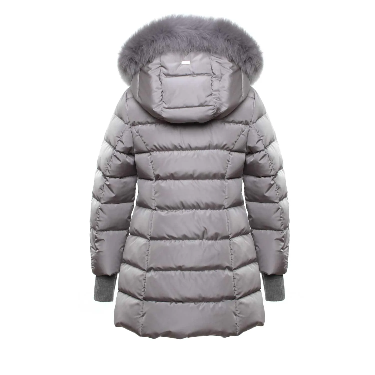 Herno Grey Coat For Girls