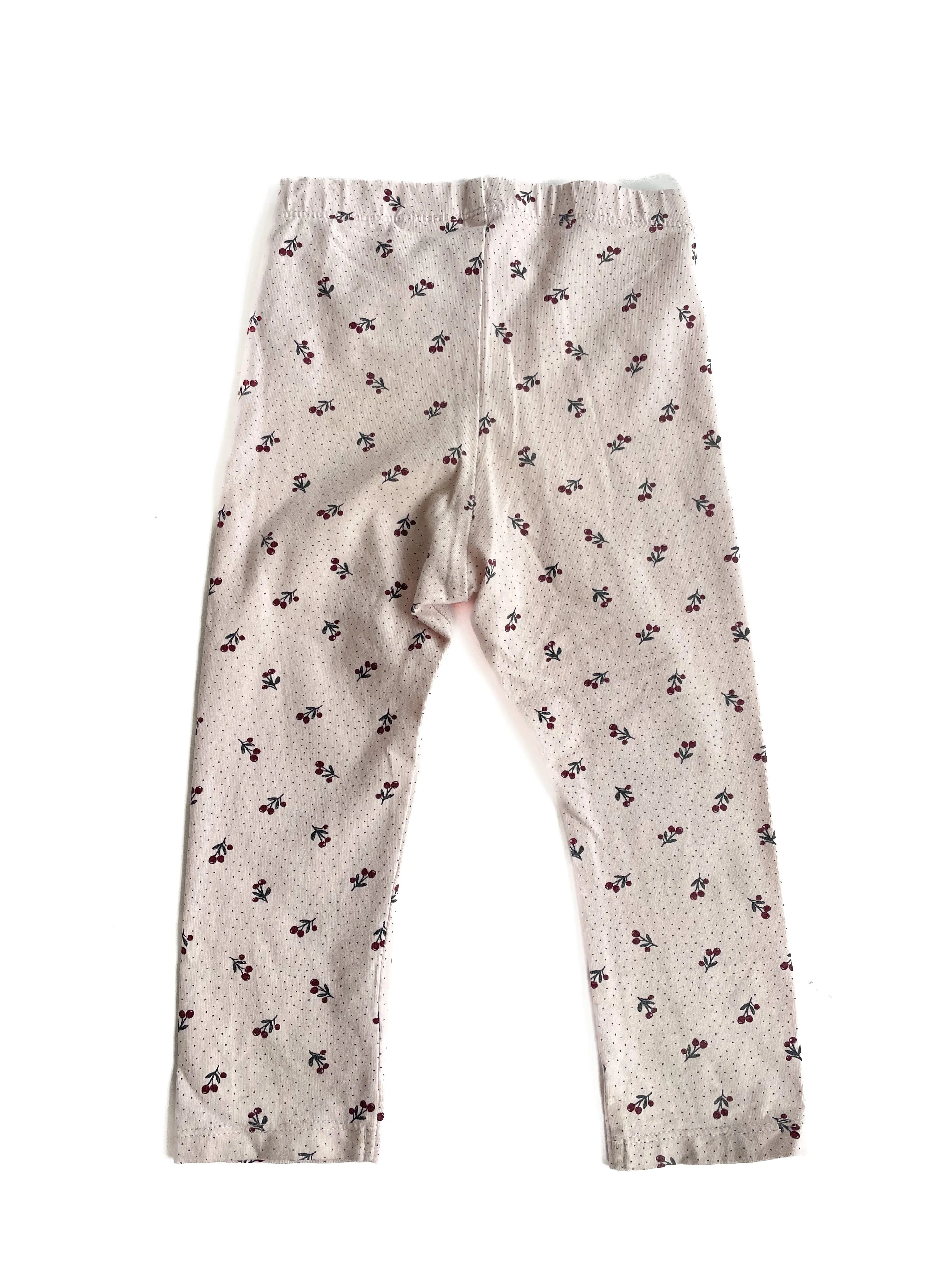 H&M cherry print tights (1Y)