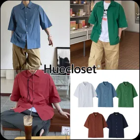 HUE  |[Huecloset]★Fisher Split Half Shirt (5color)