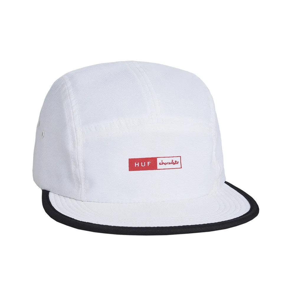 HUF X CHOCOLATE PACKABLE VOLLEY HAT // WHITE