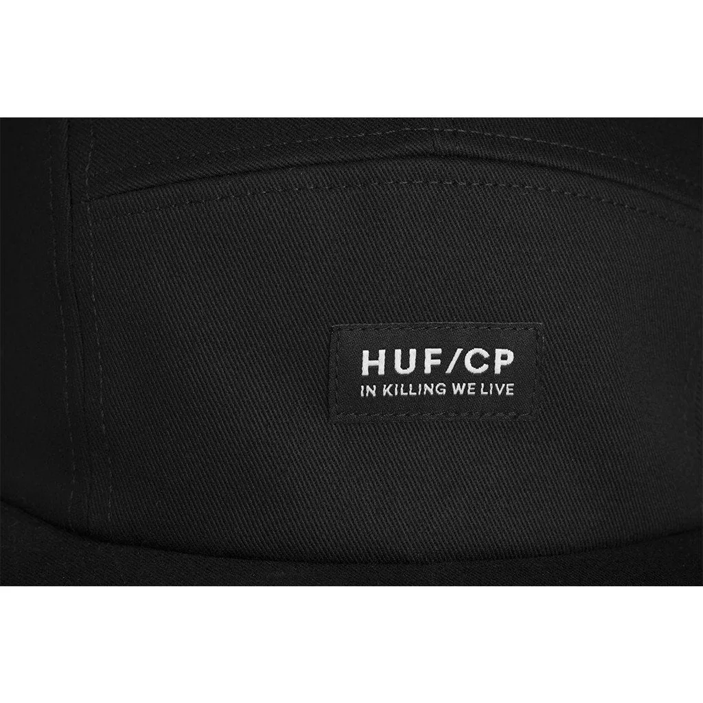 HUF X CLEON PETERSON VOLLEY HAT // BLACK