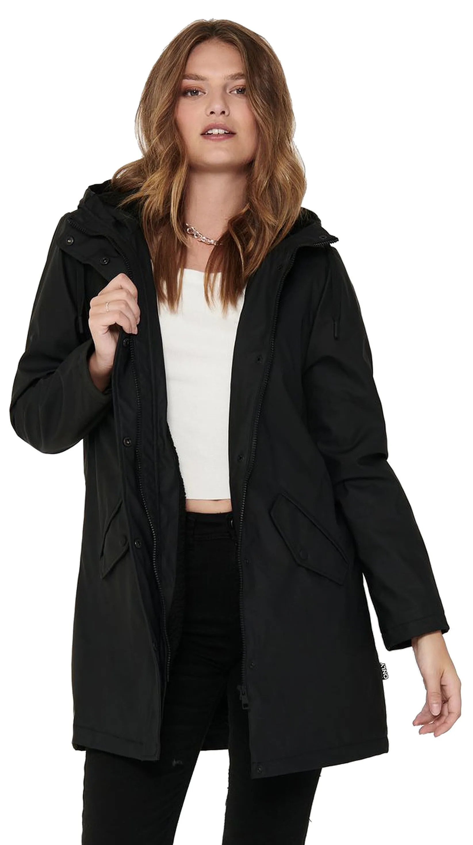 jacket ONLY Sally Rain - Black - women´s