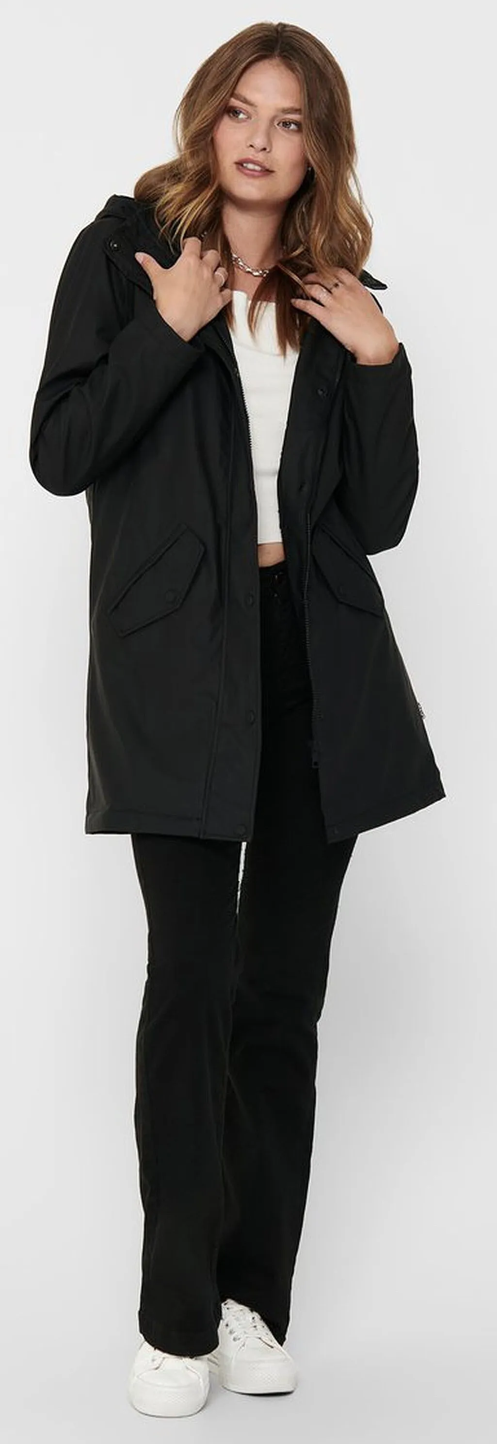 jacket ONLY Sally Rain - Black - women´s