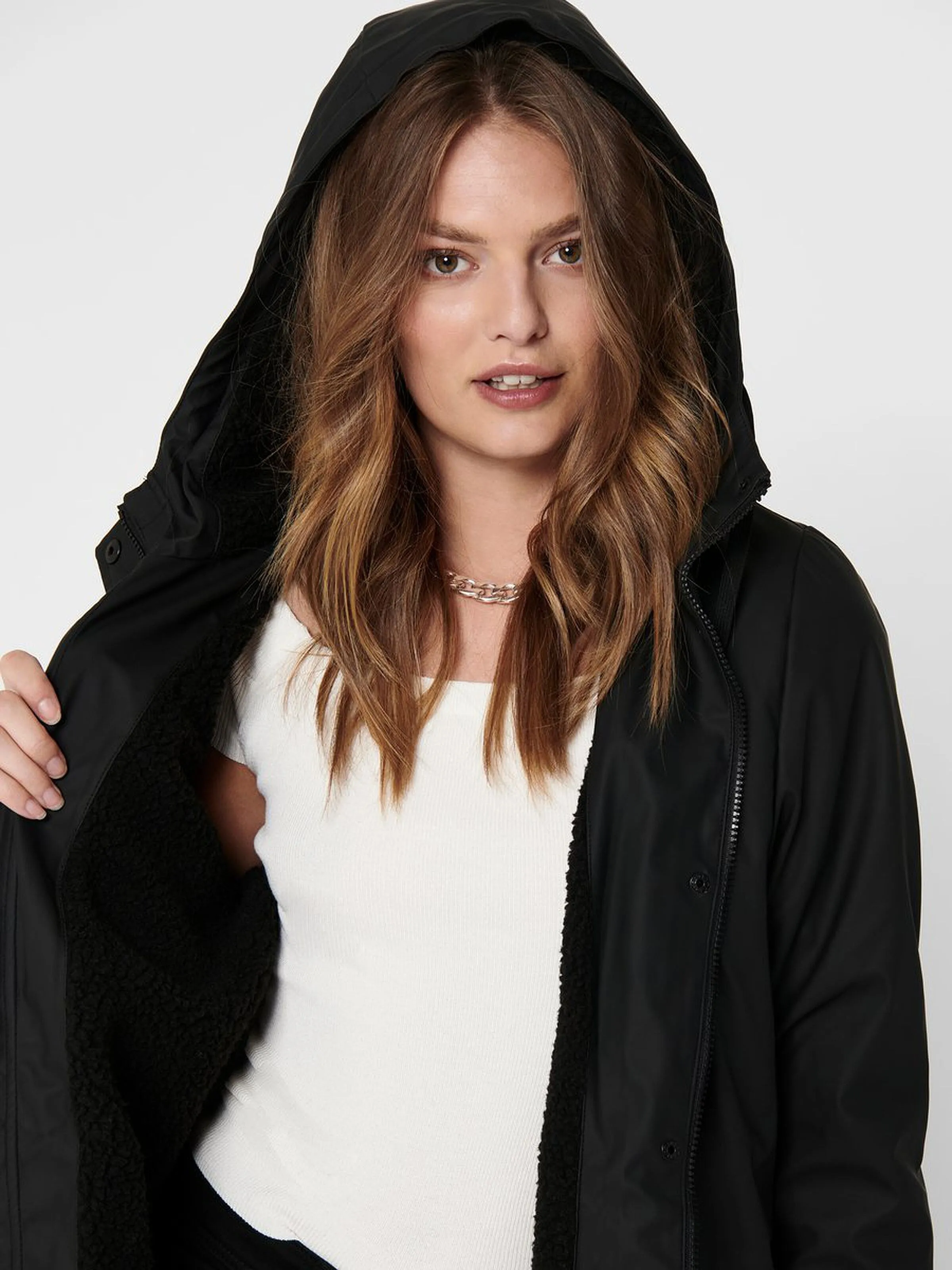 jacket ONLY Sally Rain - Black - women´s