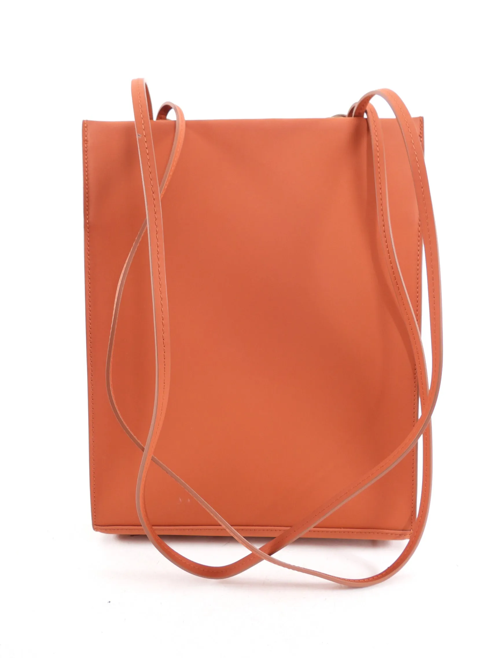 Jacquemus A4 Orange Vertical Shoulder Tote Bag