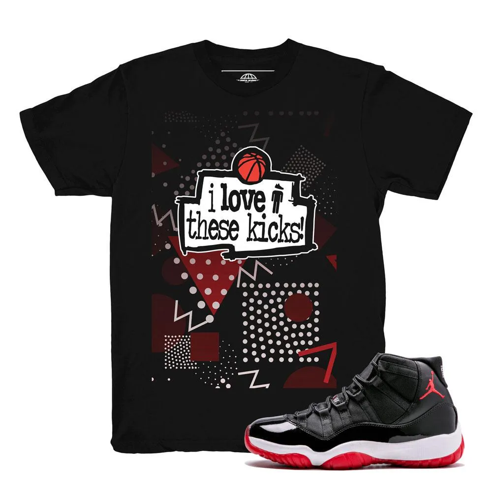 Jordan 11 Bred Love Kicks Box Logo Shirt