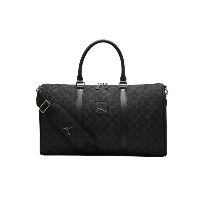 Jordan Monogram Duffle Bag Black 