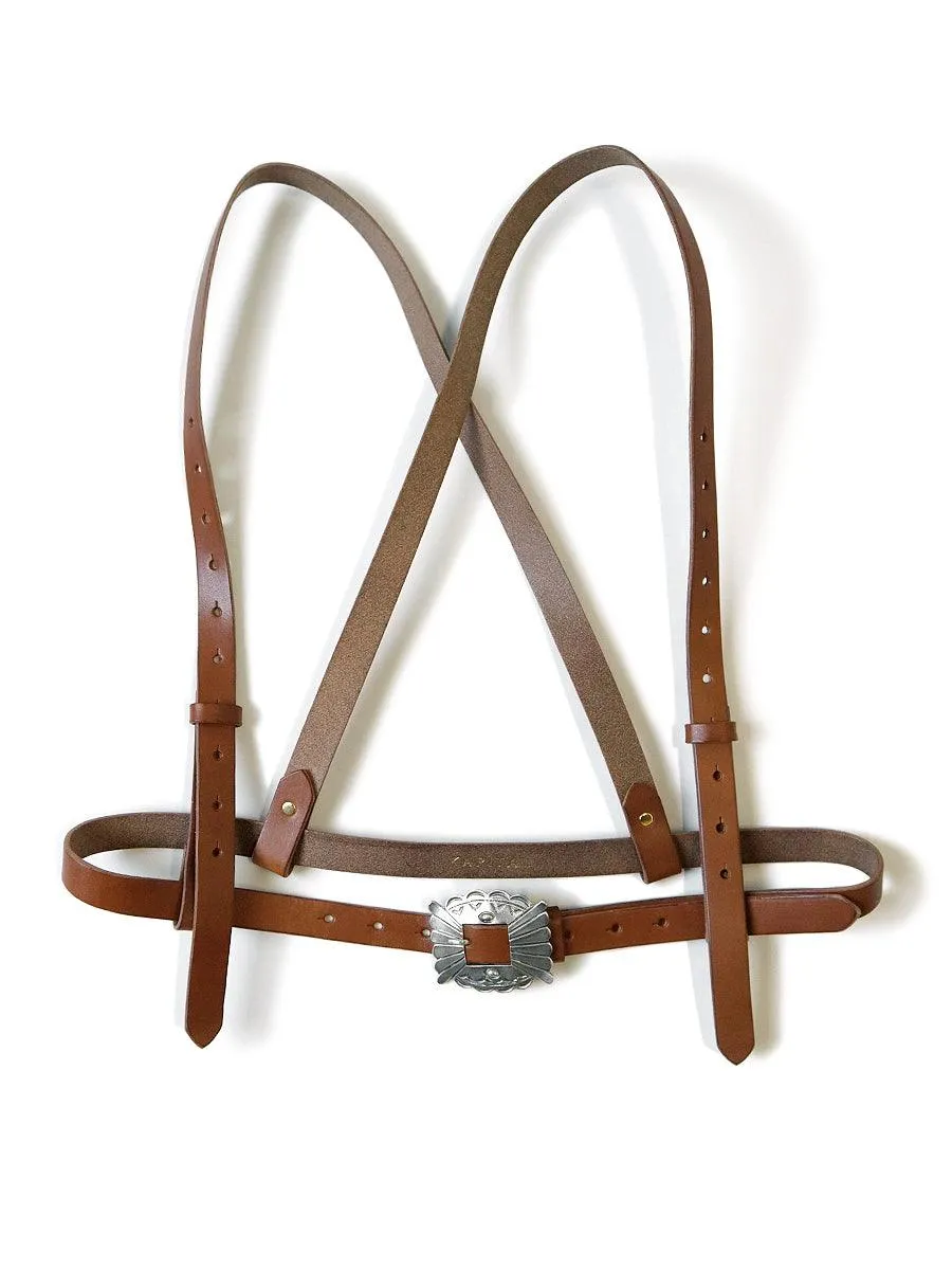 Kapital Leather Pueblo Buckle Harness (Time Sale)