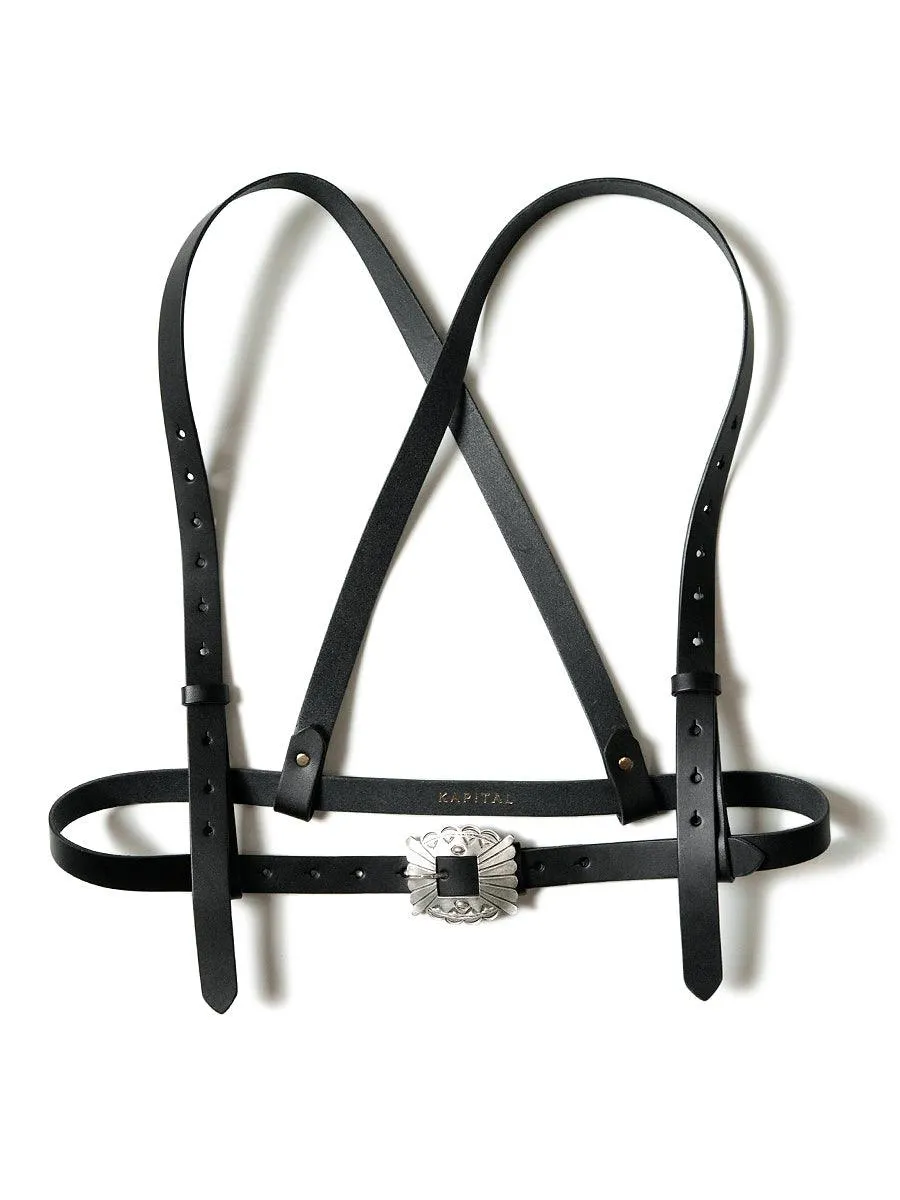 Kapital Leather Pueblo Buckle Harness (Time Sale)